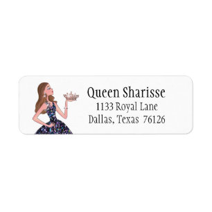 "Queen” Return Address Labels