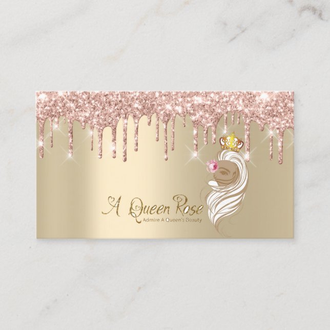 Queen Rose2 Business Card (Front)