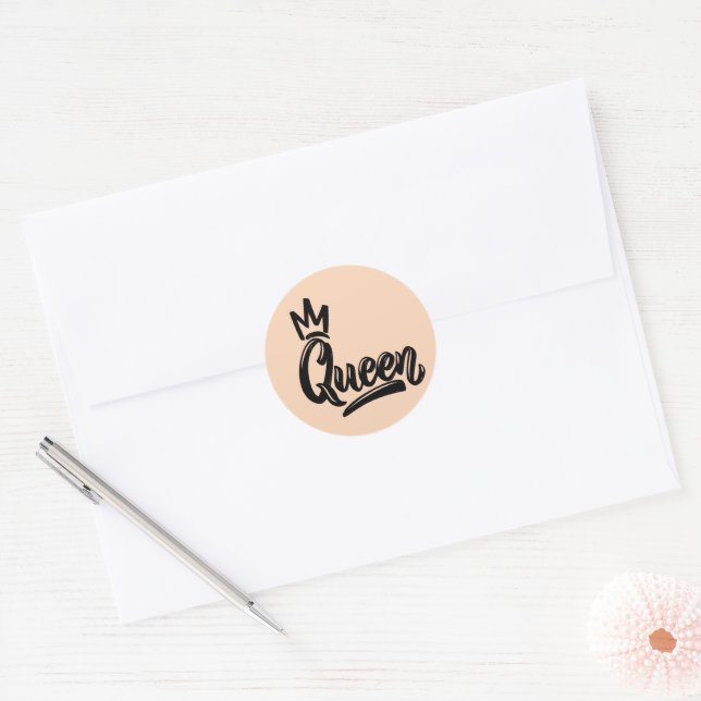 Queen self love quotes square sticker (Envelope)