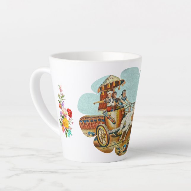 Queen Shamiram Latte Mug (Left Angle)
