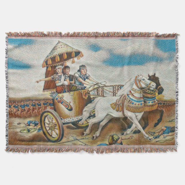 Queen Shamiram Throw Blanket (Front)