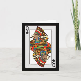 Queen Spades African American Card Halloween Gift 
