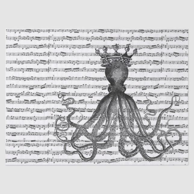 Queen Squid!! Tissue Paper (Front)