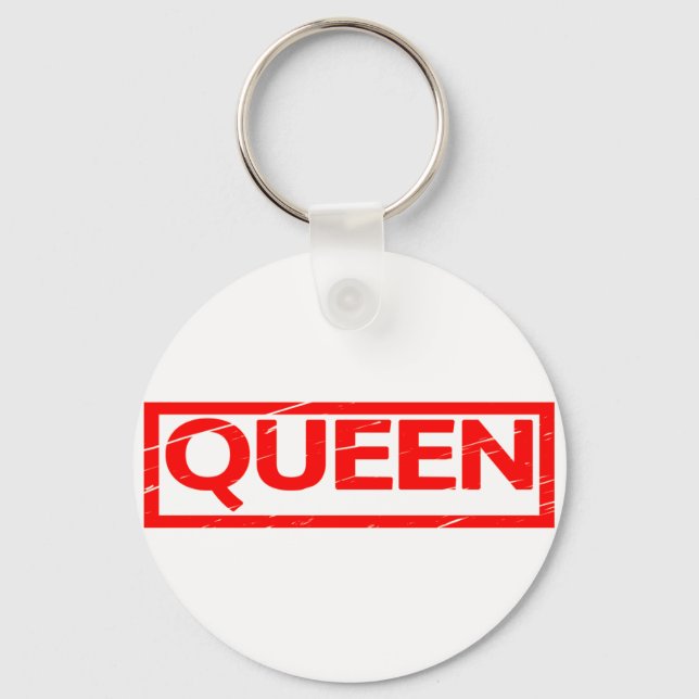 Queen Stamp Key Ring (Front)