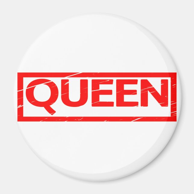 Queen Stamp Magnet (Front)
