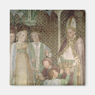 Queen Theodolinda and Pope Gregory the Great Magnet