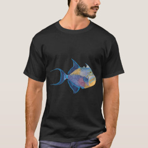 QUEEN TRIGGERFISH-Balistes vetula T-Shirt