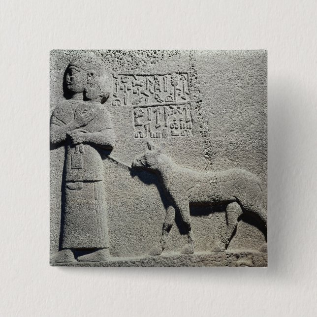 Queen Tuwarissa, wife of King Araras 15 Cm Square Badge (Front)