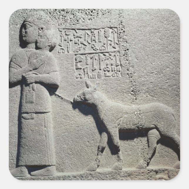 Queen Tuwarissa, wife of King Araras Square Sticker (Front)