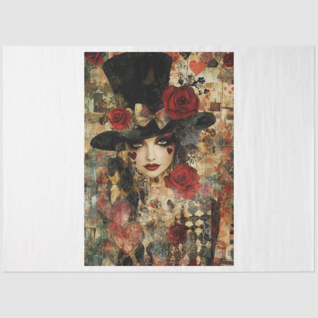 Queen Two Tissue Paper (Front)