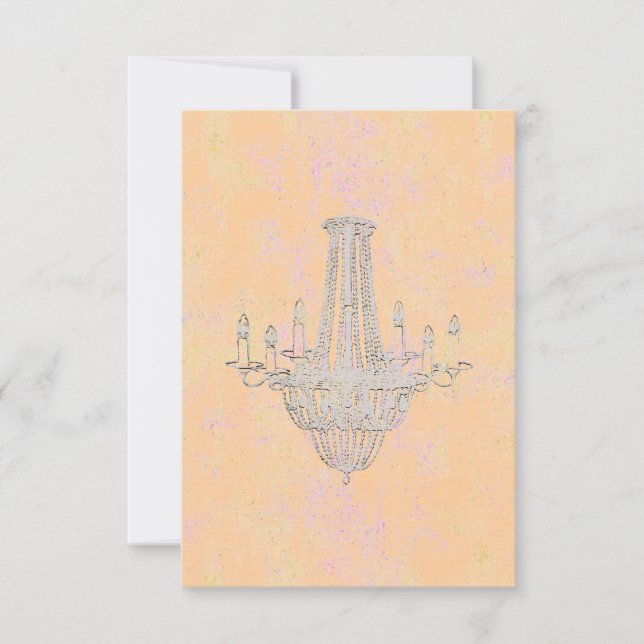 Queen Vibes Chandelier ~ Invitation (Front)