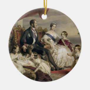 Queen Victoria (1819-1901) and Prince Albert (1819 Ceramic Tree Decoration