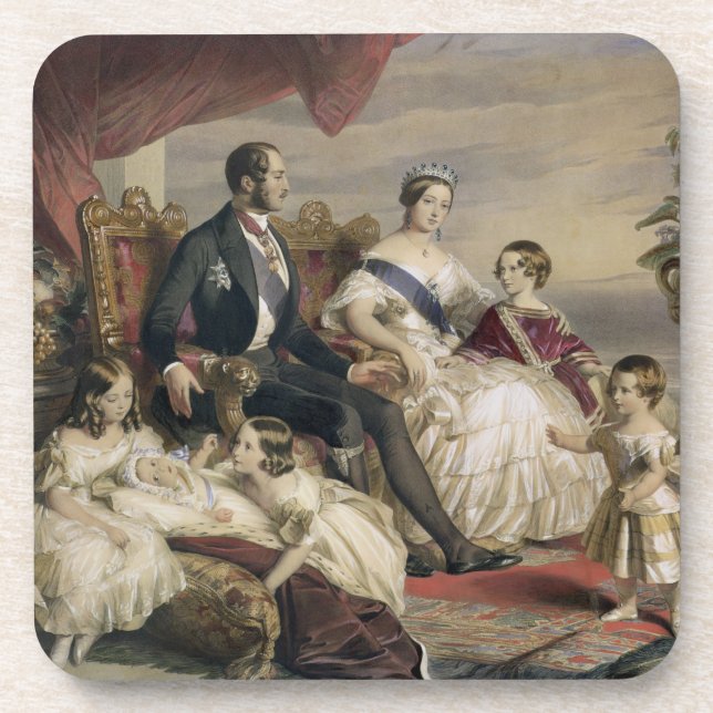 Queen Victoria (1819-1901) and Prince Albert (1819 Coaster (Front)