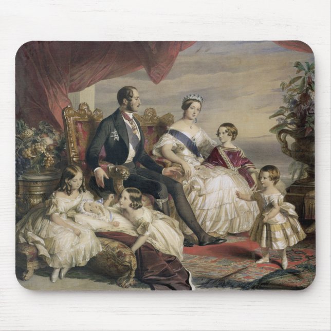 Queen Victoria (1819-1901) and Prince Albert (1819 Mouse Mat (Front)