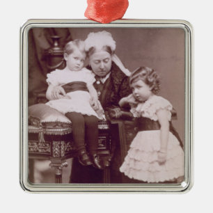 Queen Victoria (1819-1901) with her grandchildren, Metal Tree Decoration