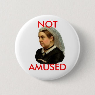 Queen Victoria 6 Cm Round Badge