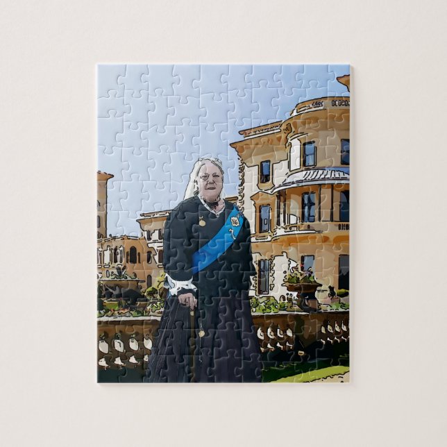 Queen Victoria at Osborne House Jigsaw Puzzle (Vertical)