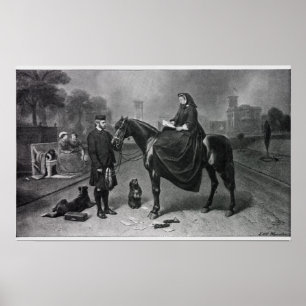Queen Victoria at Osborne Poster