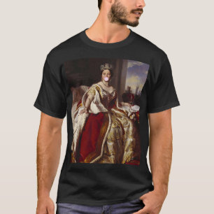 QUEEN VICTORIA BLOWING A PINK BUBBLE GUM    T-Shirt