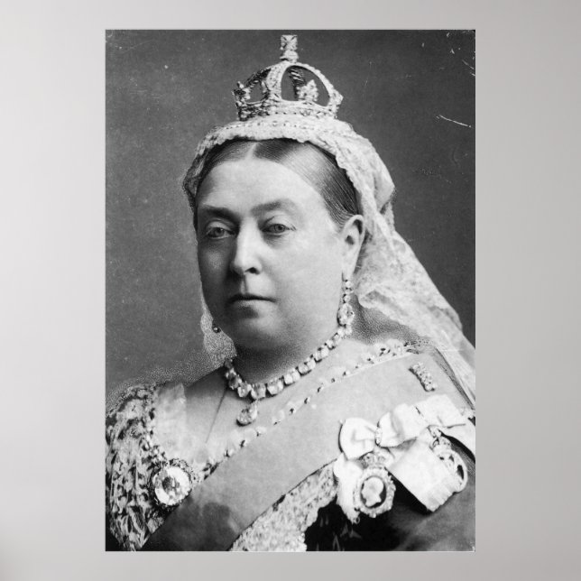 Queen Victoria by Alexander Bassano Poster (Front)
