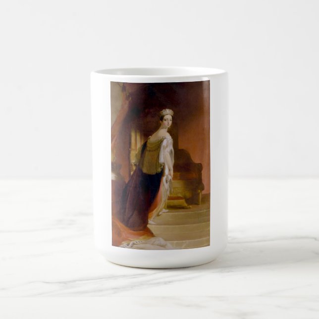 Queen Victoria (by Thomas Sully) Coffee Mug (Center)