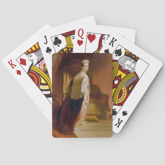 Queen Victoria (by Thomas Sully) Playing Cards (Back)