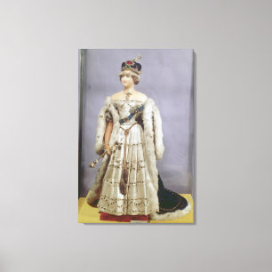 Queen Victoria doll Canvas Print