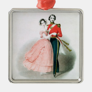 Queen Victoria Metal Tree Decoration