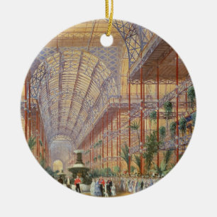 Queen Victoria Opening the 1862 Exhibition after C Ceramic Tree Decoration