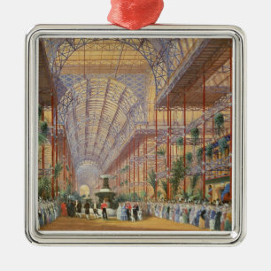 Queen Victoria Opening the 1862 Exhibition after C Metal Tree Decoration