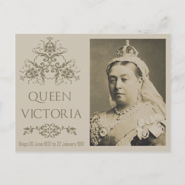 Queen Victoria Postcard (Front)