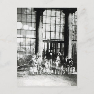 Queen Victoria & Prince Albert with their Postcard