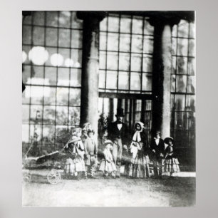 Queen Victoria & Prince Albert with their Poster