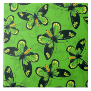 Queen Victoria' s birdwing butterfly Tile