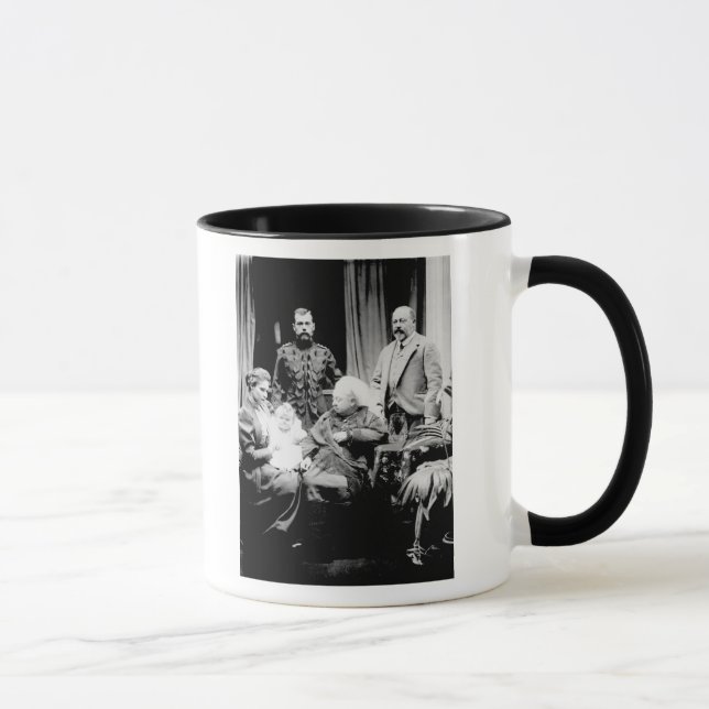 Queen Victoria, Tsar Nicholas II Mug (Right)