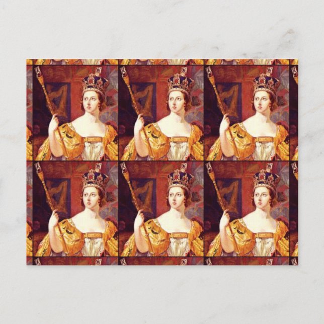 Queen Victoria Victorian Postcard (Front)