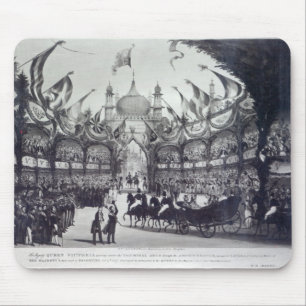 Queen Victoria's first visit to Brighton Mouse Mat
