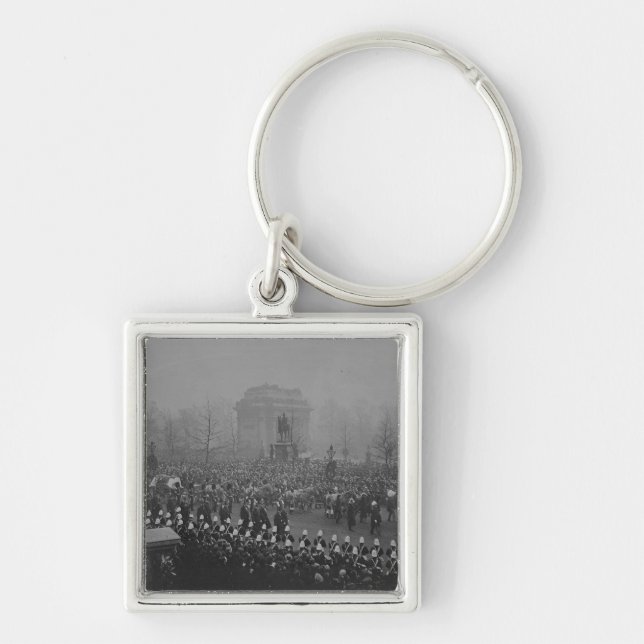Queen Victoria's funeral cortege Key Ring (Front)