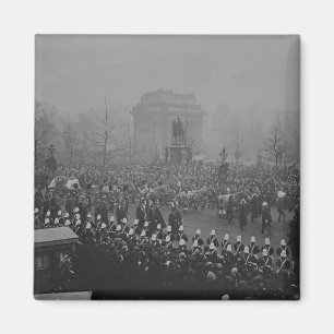Queen Victoria's funeral cortege Magnet