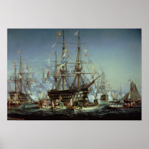 Queen Victoria's Visit to Cherbourg, 1858 Poster