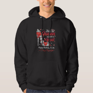 Queen Was Born In April Happy Birthday Queen Diamo Hoodie