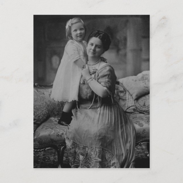 Queen Wilhelmina & Juliana of The Netherlands Postcard (Front)