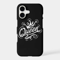 Queen With Crown, Typography Design