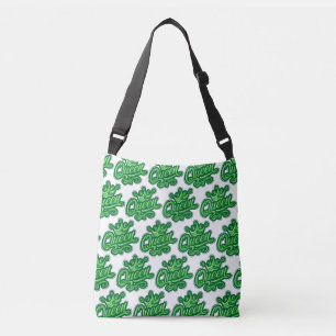 Queen With Crown, Typography Design Crossbody Bag
