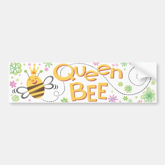 QueenBee BumperSticker Bumper Sticker (Front)