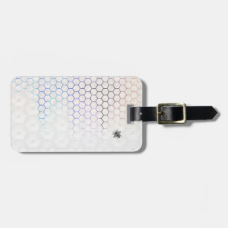 QueenBee in Colorfull HoneyComb Luggage Tag