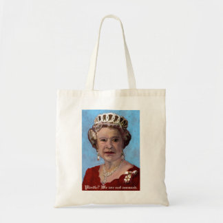 queenelizabethbag, Plastic? We are not amused. Tote Bag