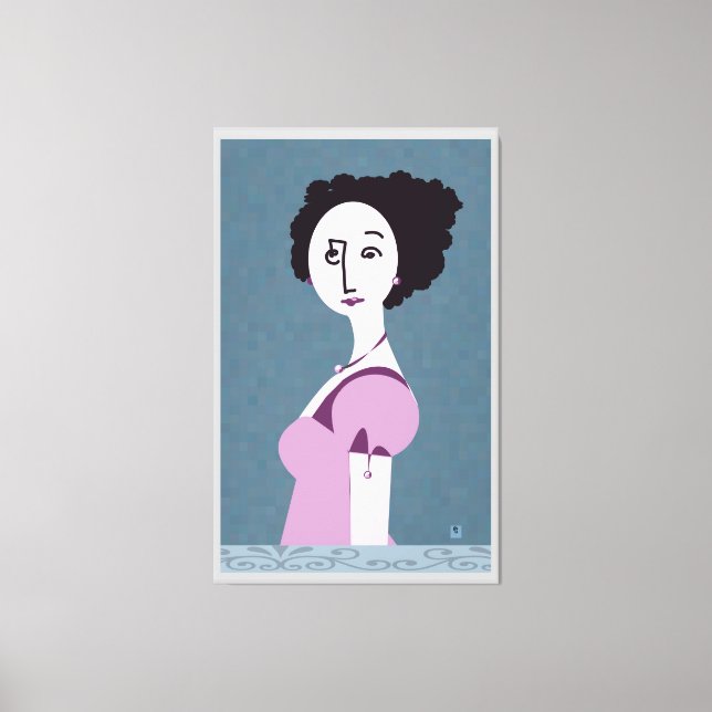 Queenie Canvas Print (Front)