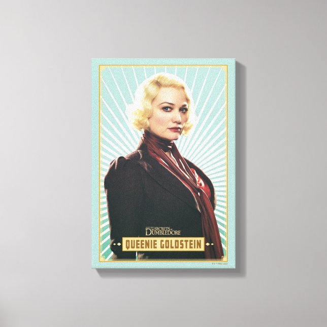 Queenie Goldstein Character Graphic Canvas Print (Front)