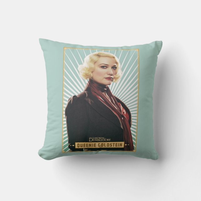 Queenie Goldstein Character Graphic Cushion (Front)
